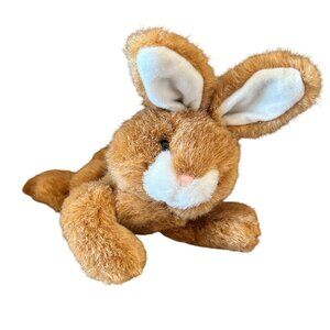 Vintage E Rosen Bunny Rabbit On Tummy Small Plush Shabby Chic